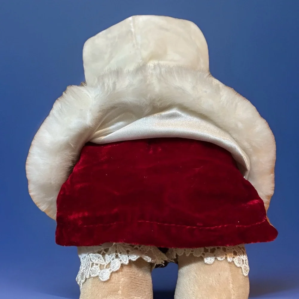 2004 Starbucks 37th Edition Bearista Bear Plush Winter Coat And Hat 10”